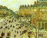 Camille Pissarro avenue de l, opera France oil painting artist